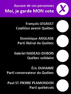 MON vote au Québec 2022